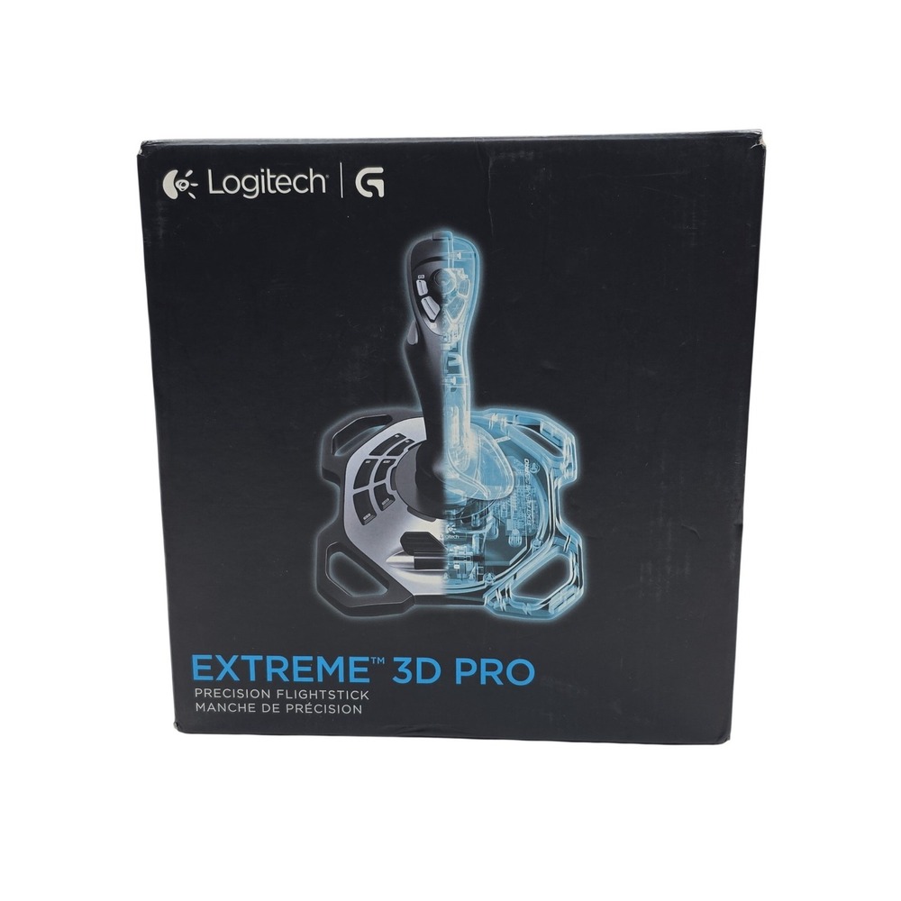 Logitech Extreme 3D‎ Pro Precision Flightstick Joystick IOB W/Manual Tested
